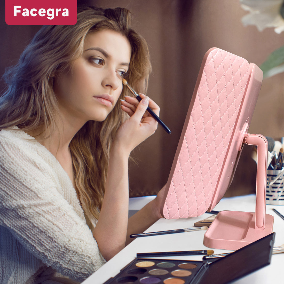 Unleash Your Inner Beauty with Facegra's Foldable Tri-Mirror